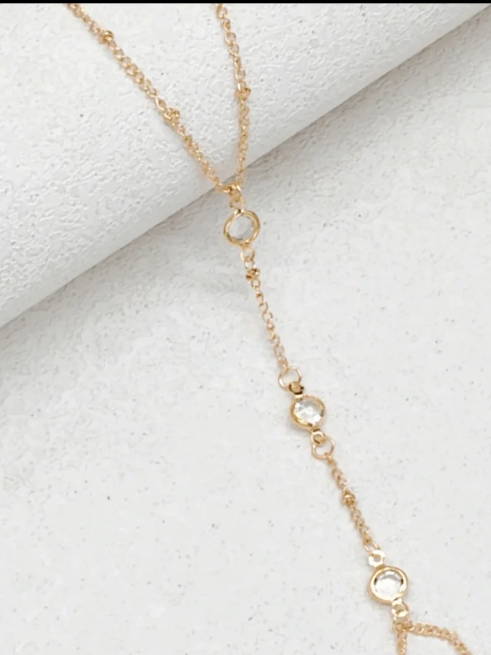 Gold hand chain